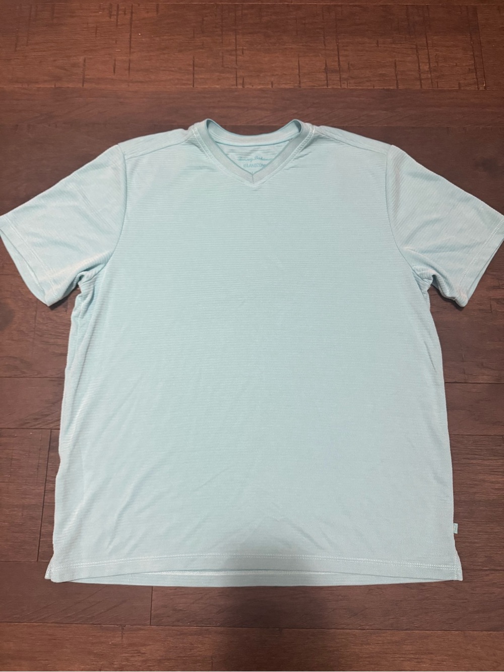 Tommy Bahama Pale Aqua Short-Sleeve V-Neck Tee